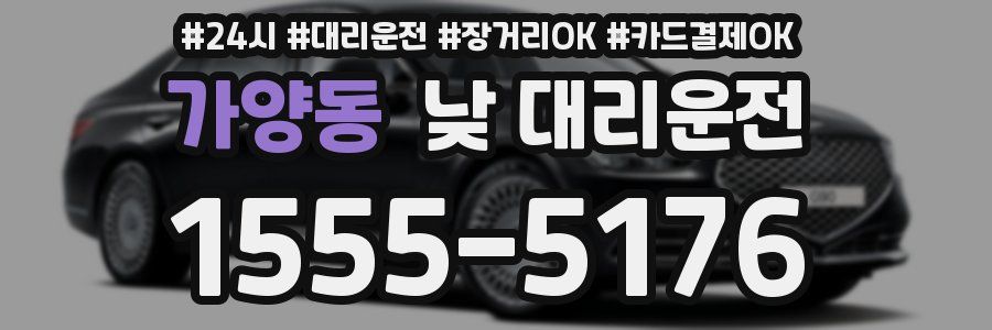 가양동 낮 대리운전