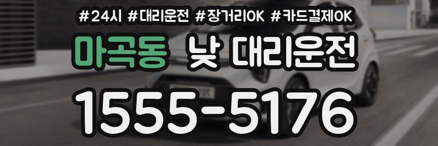 마곡동 낮 대리운전