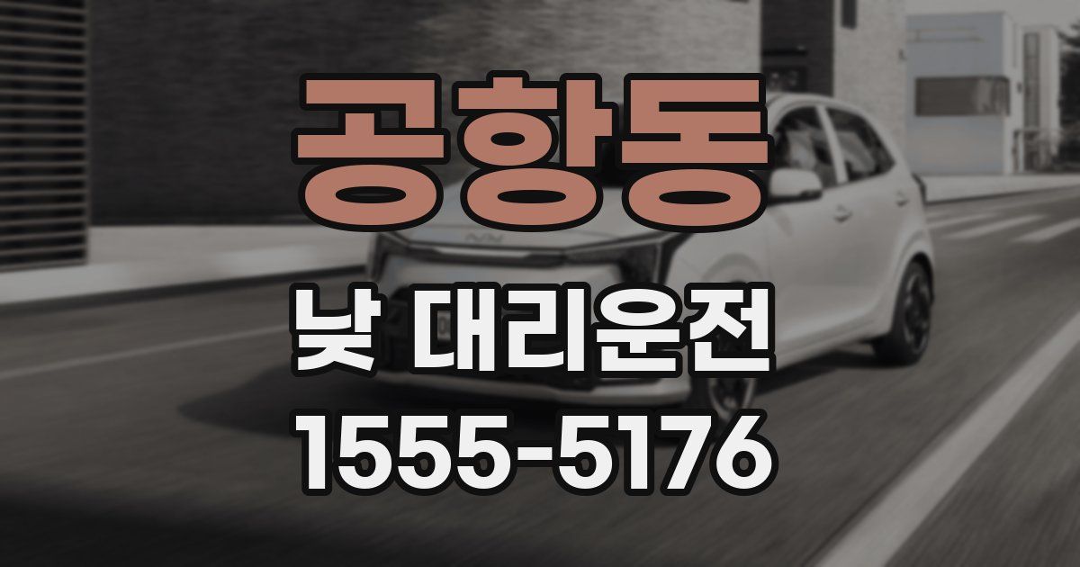 공항동 낮 대리운전