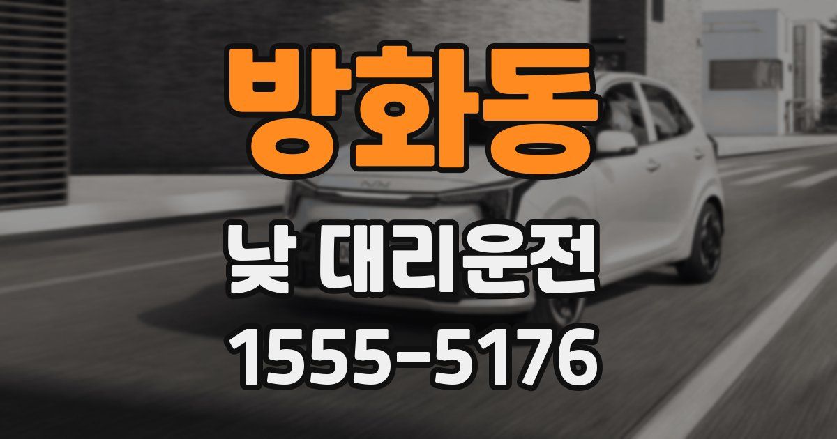 방화동 낮 대리운전