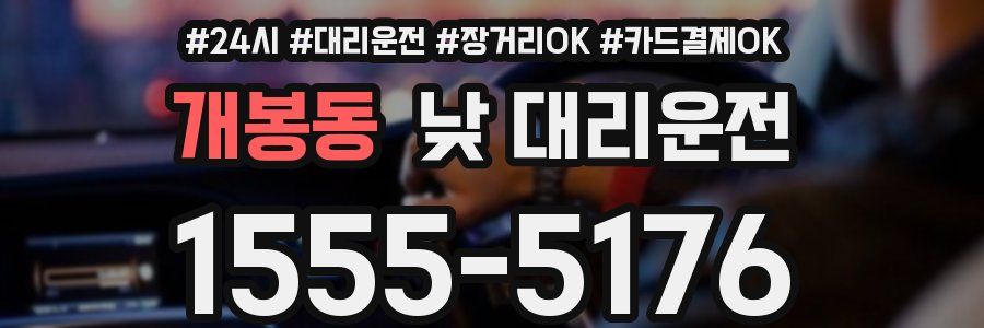 개봉동 낮 대리운전