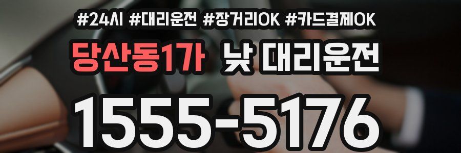 당산동1가 낮 대리운전