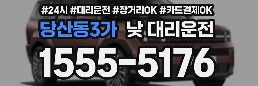 당산동3가 낮 대리운전