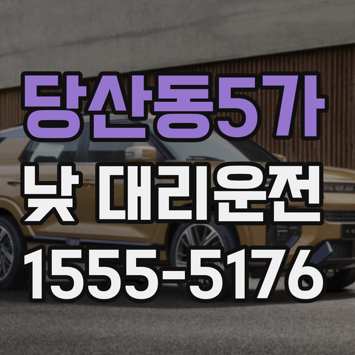 당산동5가 낮 대리운전