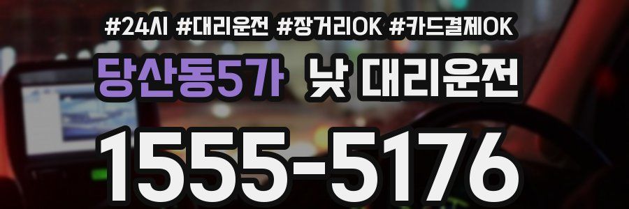 당산동5가 낮 대리운전