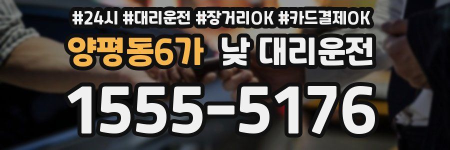 양평동6가 낮 대리운전