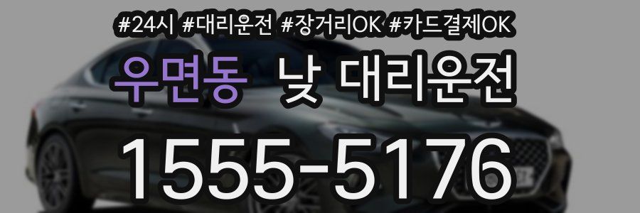 우면동 낮 대리운전