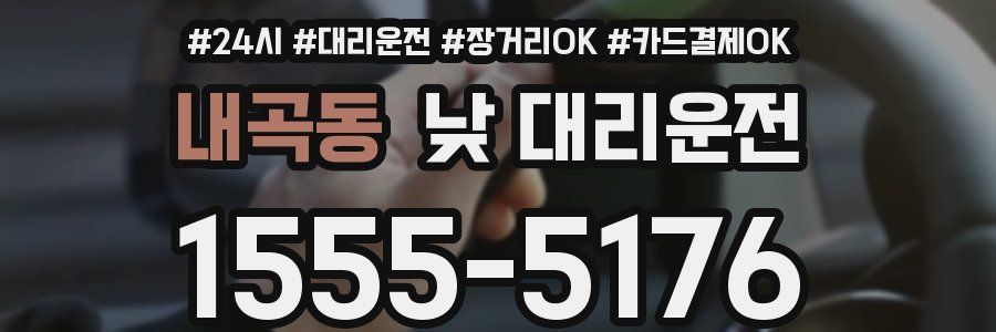 내곡동 낮 대리운전