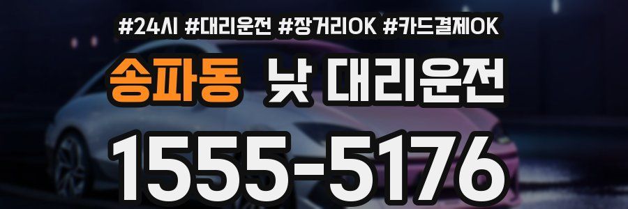 송파동 낮 대리운전