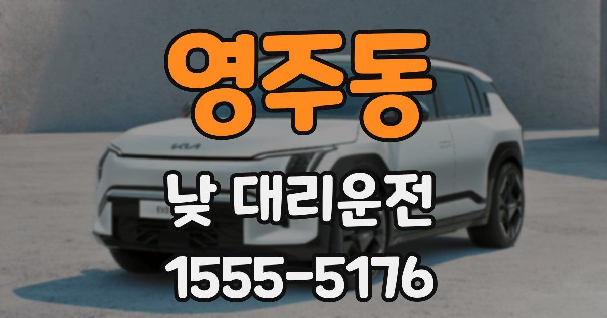 영주동 낮 대리운전