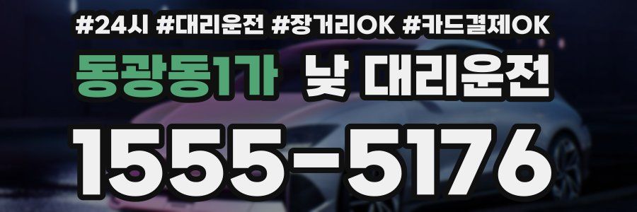 동광동1가 낮 대리운전