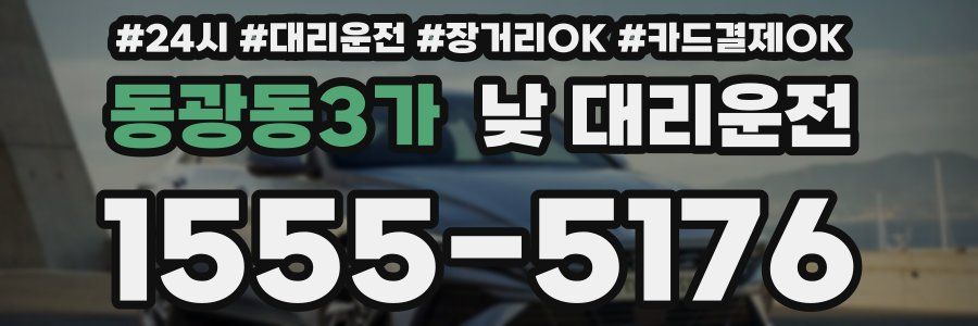 동광동3가 낮 대리운전