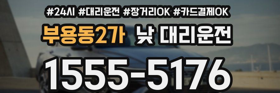 부용동2가 낮 대리운전