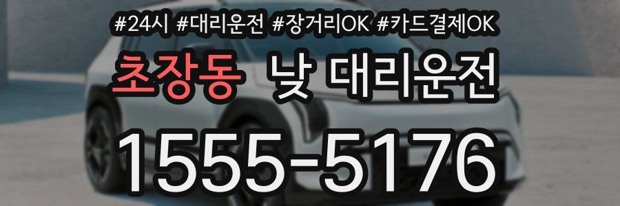 초장동 낮 대리운전