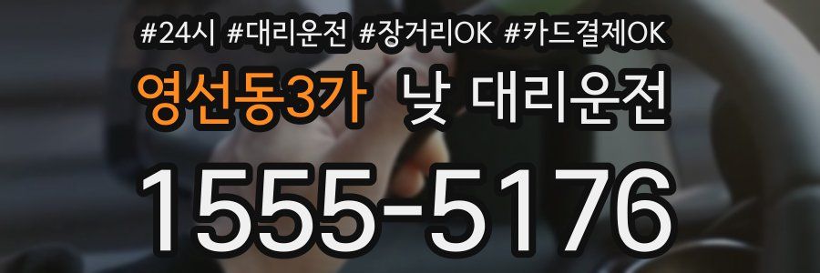 영선동3가 낮 대리운전