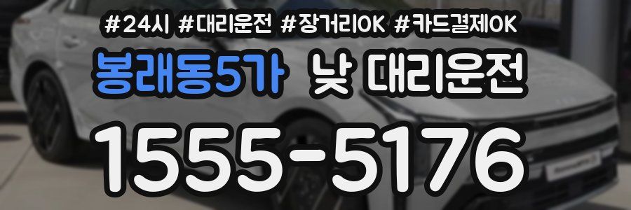 봉래동5가 낮 대리운전