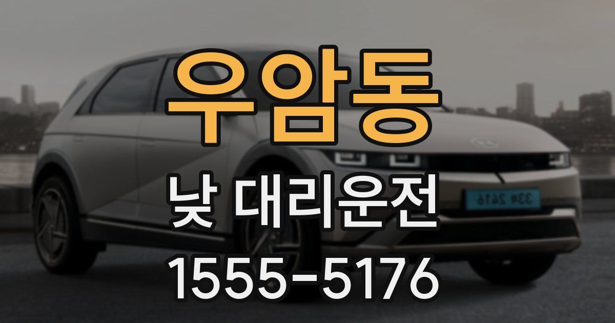 우암동 낮 대리운전
