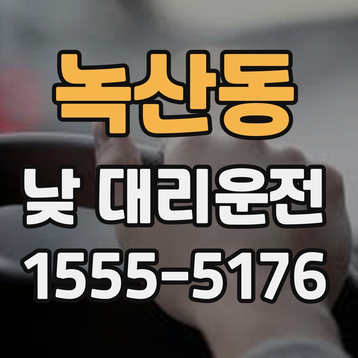 녹산동 낮 대리운전