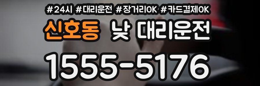신호동 낮 대리운전