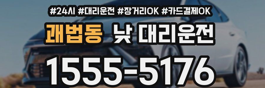괘법동 낮 대리운전