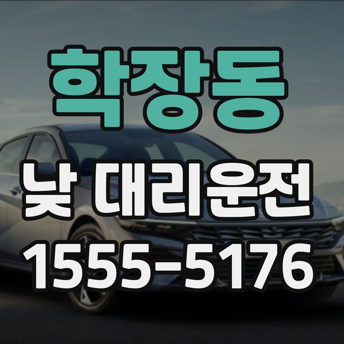 학장동 낮 대리운전