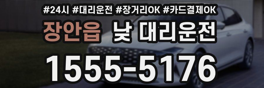 장안읍 낮 대리운전