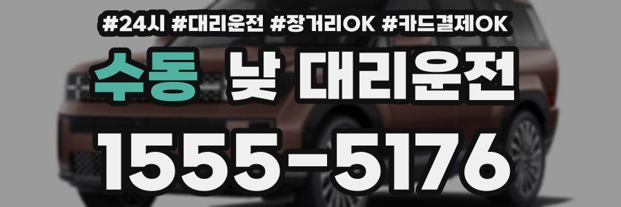 수동 낮 대리운전
