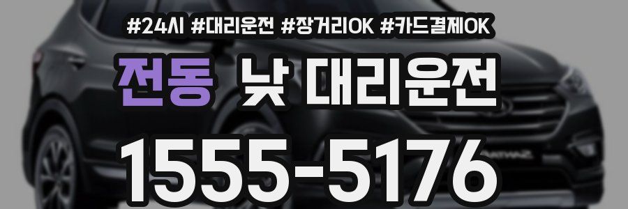 전동 낮 대리운전
