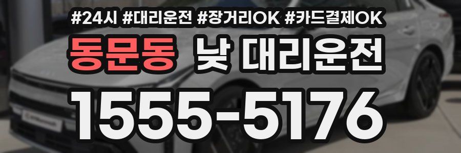 동문동 낮 대리운전