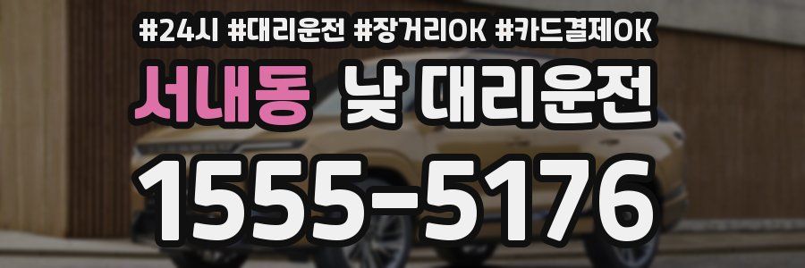 서내동 낮 대리운전