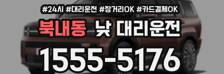 북내동 낮 대리운전