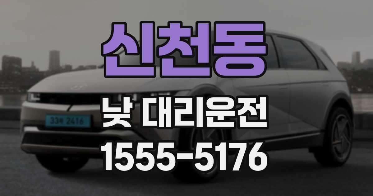 신천동 낮 대리운전