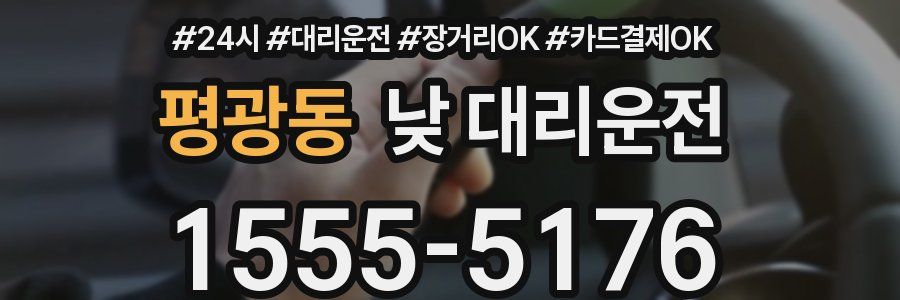 평광동 낮 대리운전