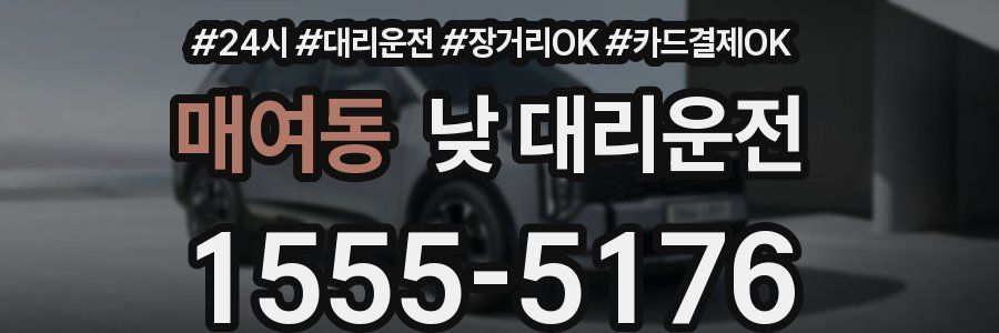 매여동 낮 대리운전