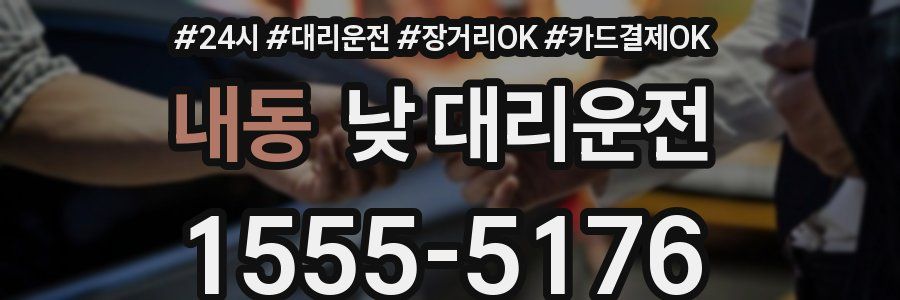 내동 낮 대리운전