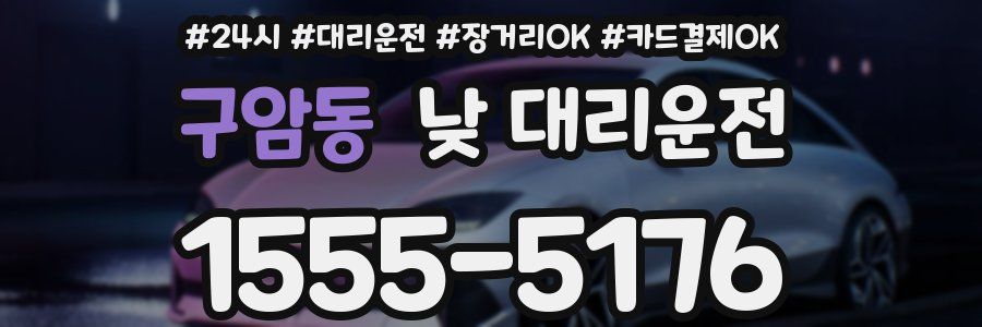 구암동 낮 대리운전