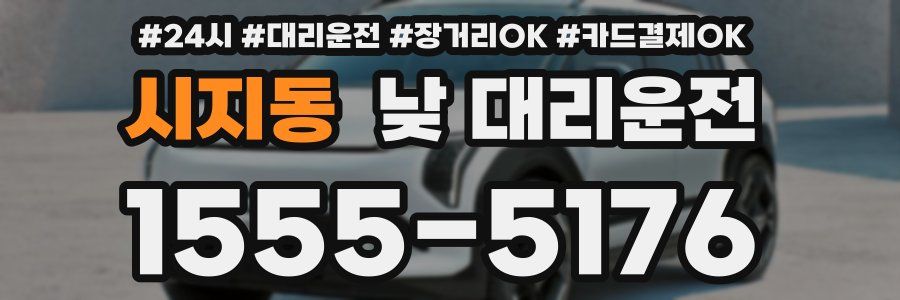 시지동 낮 대리운전