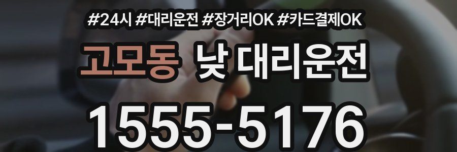 고모동 낮 대리운전