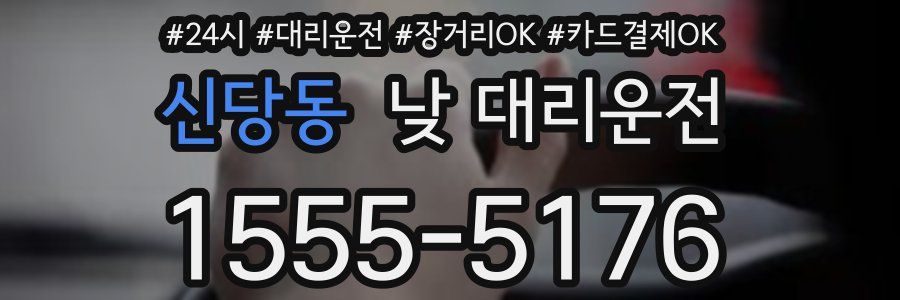 신당동 낮 대리운전