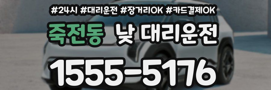 죽전동 낮 대리운전