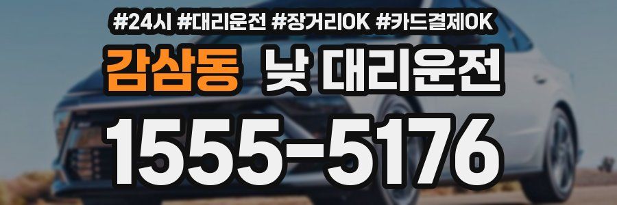 감삼동 낮 대리운전