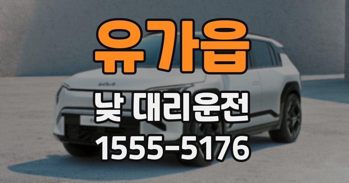 유가읍 낮 대리운전