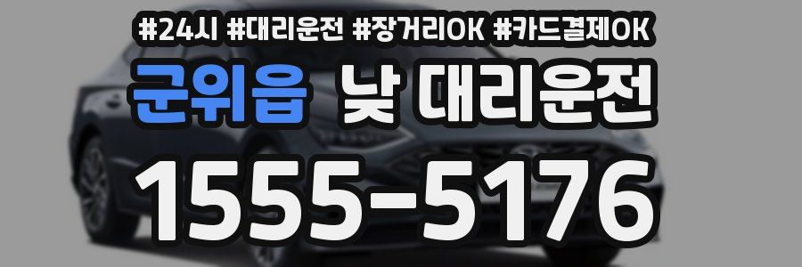 군위읍 낮 대리운전