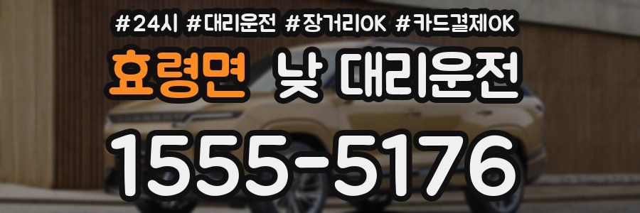 효령면 낮 대리운전