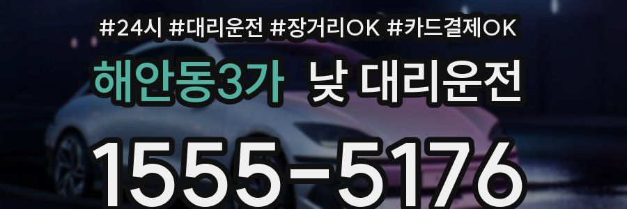 해안동3가 낮 대리운전
