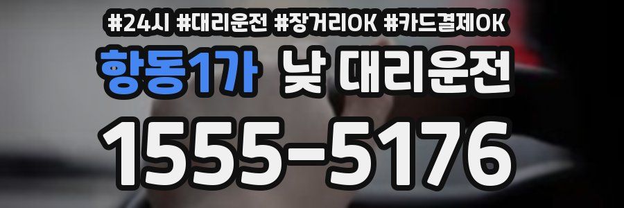 항동1가 낮 대리운전