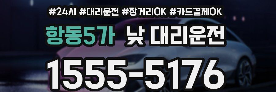 항동5가 낮 대리운전