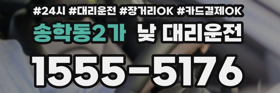 송학동2가 낮 대리운전
