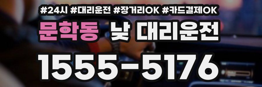 문학동 낮 대리운전