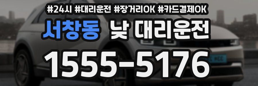 서창동 낮 대리운전